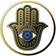 Popsockets Enamel Hamsa Hand, Greb, Guld, B. [Levering: 6-14 dage]